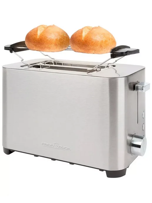 Тостер Profi Cook PC-TA 1251 нержавеющая сталь, серый, фото 2