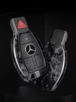 Чехол для ключа Мерседес Mercedes Benz из кованного карбона