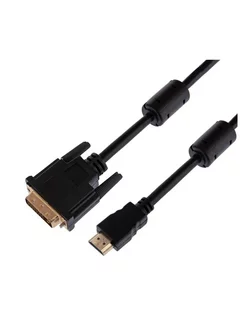 Кабель HDM I- DVI-D 1.5 м GOLD С ФИЛЬТРАМИ Rexant 230486360 купить за 513 ₽ в интернет-магазине Wildberries