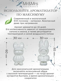 Новая машина ароматизатор в авто Andy & Frida Mr&Mrs Fragrance