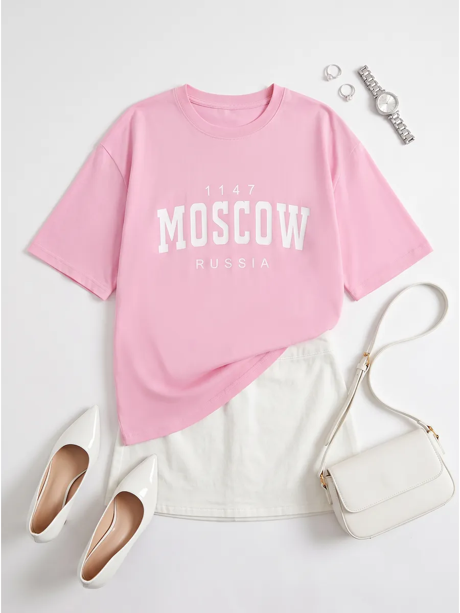 Футболка оверсайз Moscow