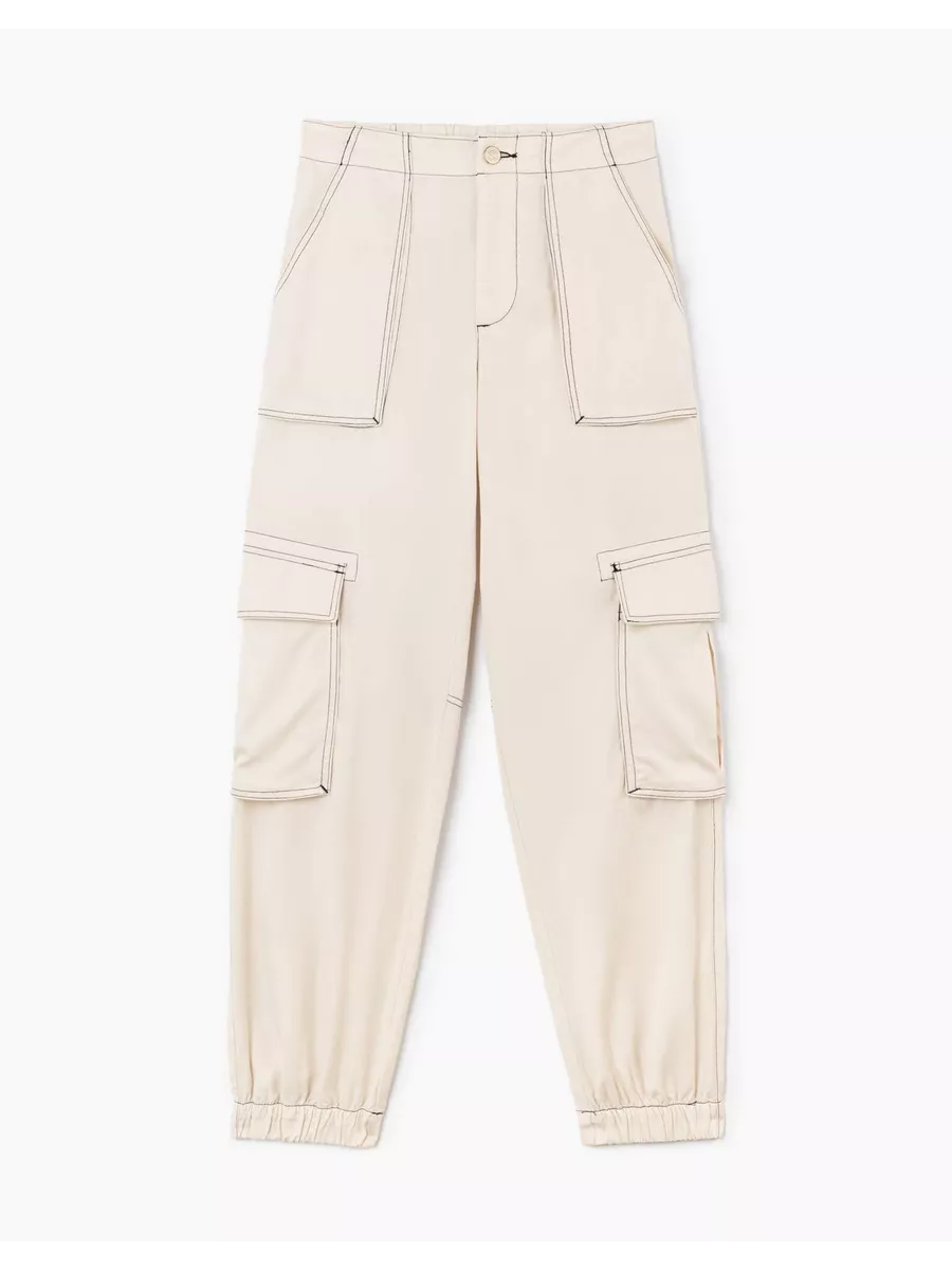 Молочные брюки Jogger с...