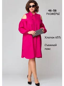 Платье летнее хлопок EVA GRANT 230551489 купить за 4 417 ₽ в интернет-магазине Wildberries