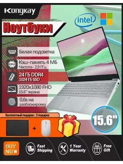 15 6" Ноутбук Intel Celeron N5095 (2 0 ГГц) RAM 24-SSD1024 230567222 купить за 27 484 ₽ в интернет-магазине Wildberries