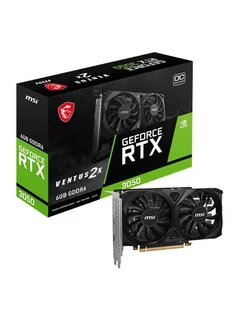 Видеокарта RTX 3050 6ГБ (RTX 3050 VENTUS 2X 6G OC) MSI 230605296 купить за 20 507 ₽ в интернет-магазине Wildberries