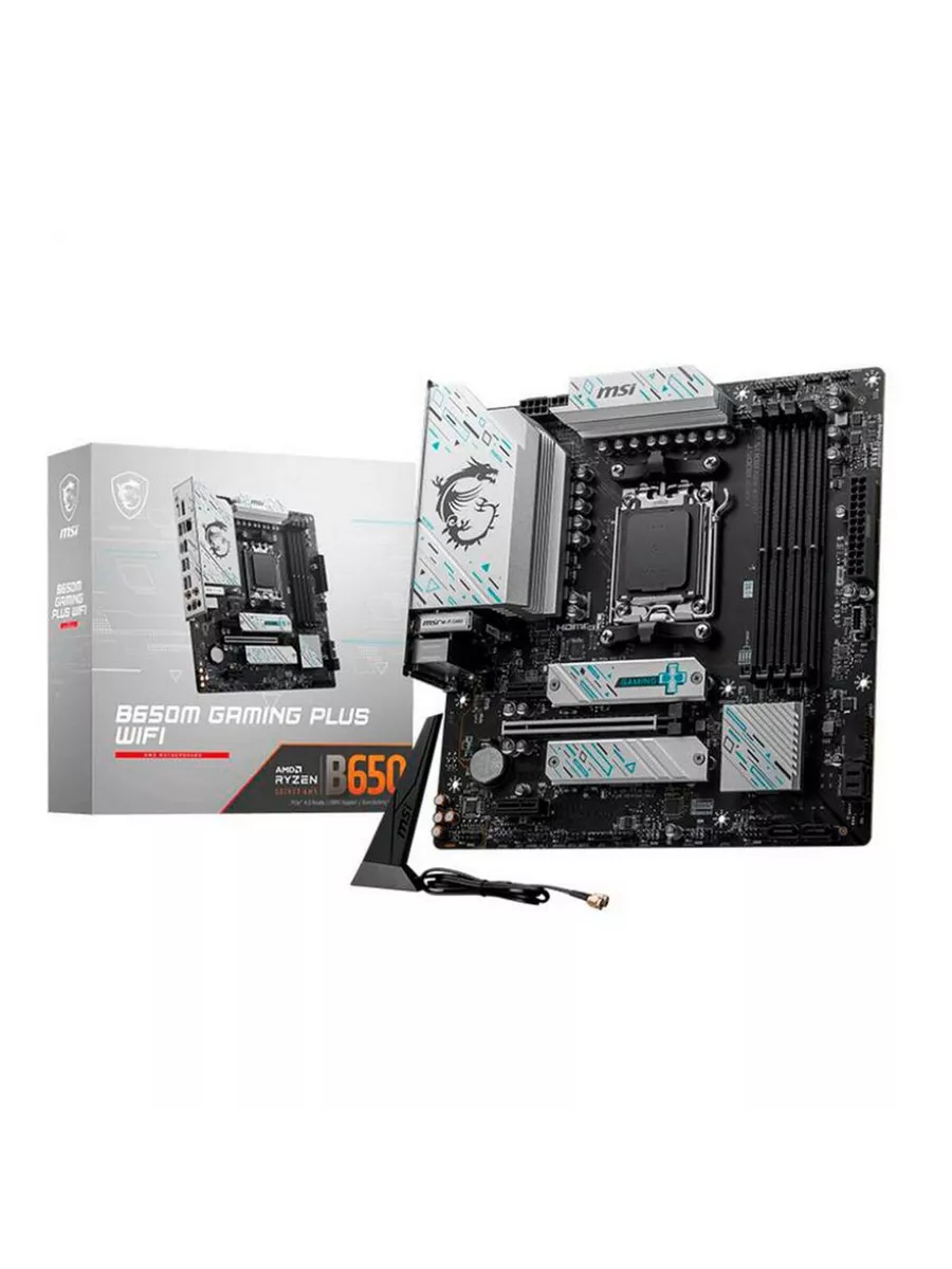 Материнская плата B650M GAMING PLUS WIFI, Micro ATX MSI 230626548 купить в интернет‑магазине Wildberries