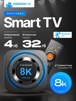 Смарт приставка для телевизора цифровая smart tv