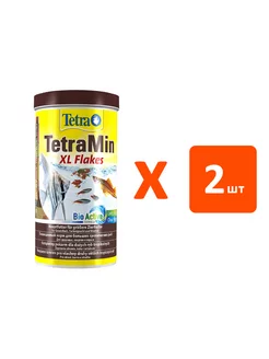 Корм крупные хлопья TetraMin XL Flakes для рыб 1 л 2 шт