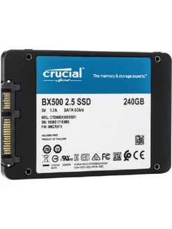 240 ГБ Внутренний SSD диск BX500 (CT240BX500SSD1) Crucial 230648561 купить за 2 557 ₽ в интернет-магазине Wildberries