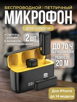 Микрофон петличный беспроводной