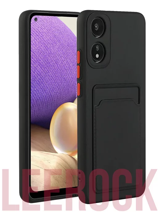 LeeRockCases Чехол на Oppo A78 с кармашком