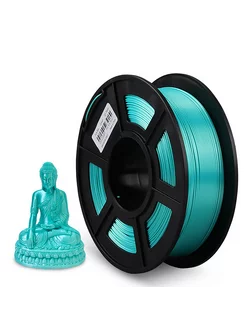 Филамент NVPRINT Silk PLA+ Green для 3D печати