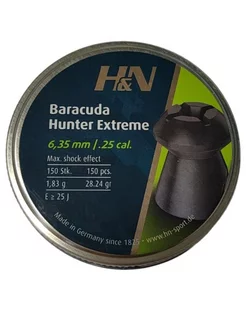 Пули для пневматики 6.35 мм Baracuda Hunter Extreme H&N 230856662 купить за 1 092 ₽ в интернет-магазине Wildberries