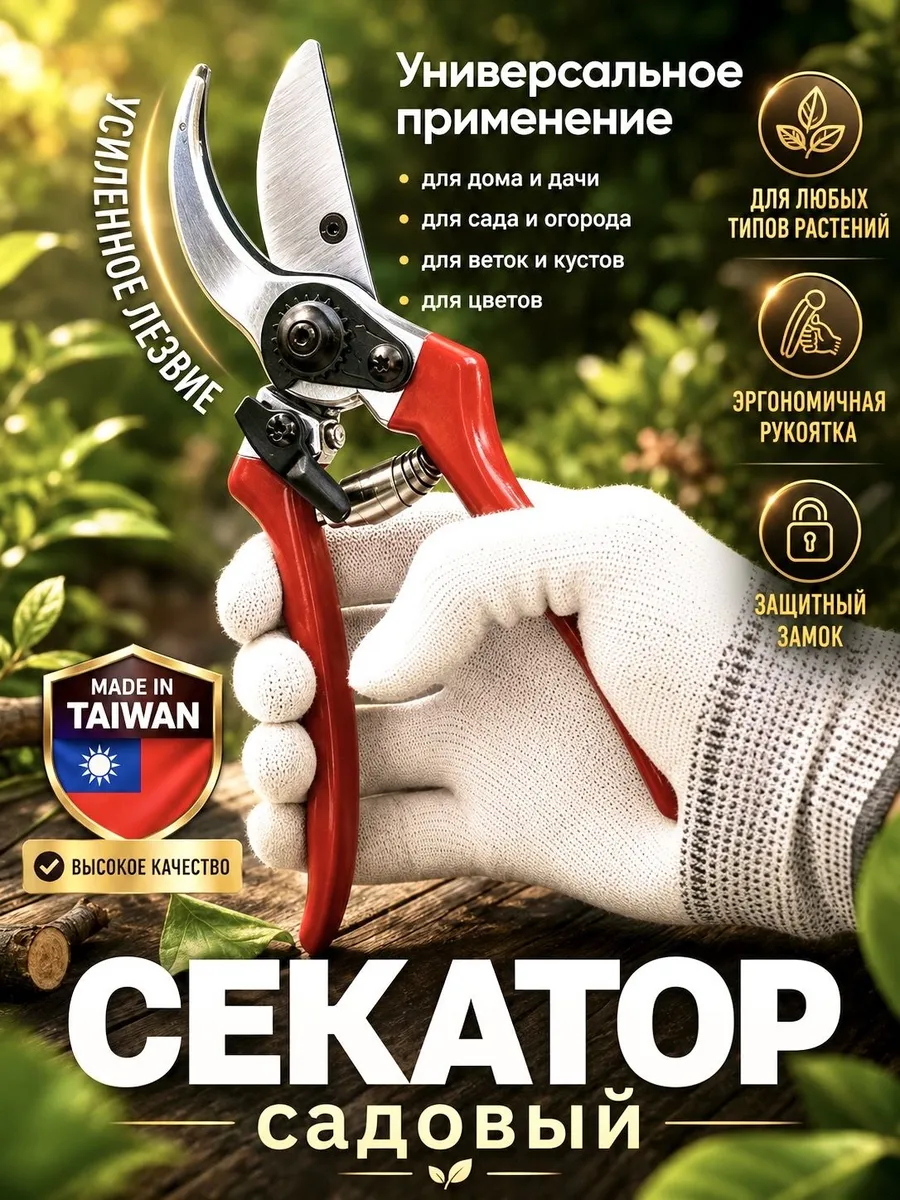 Садовые ножницы секатор кусторез