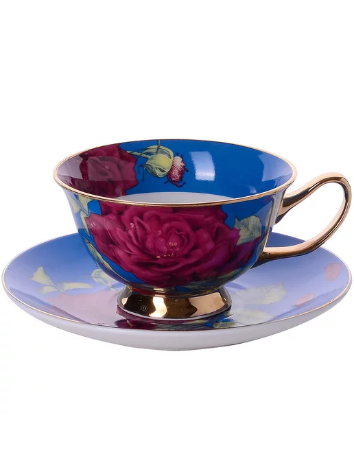 Сервиз чайный на 6 персон фарфор костяной - фото 13