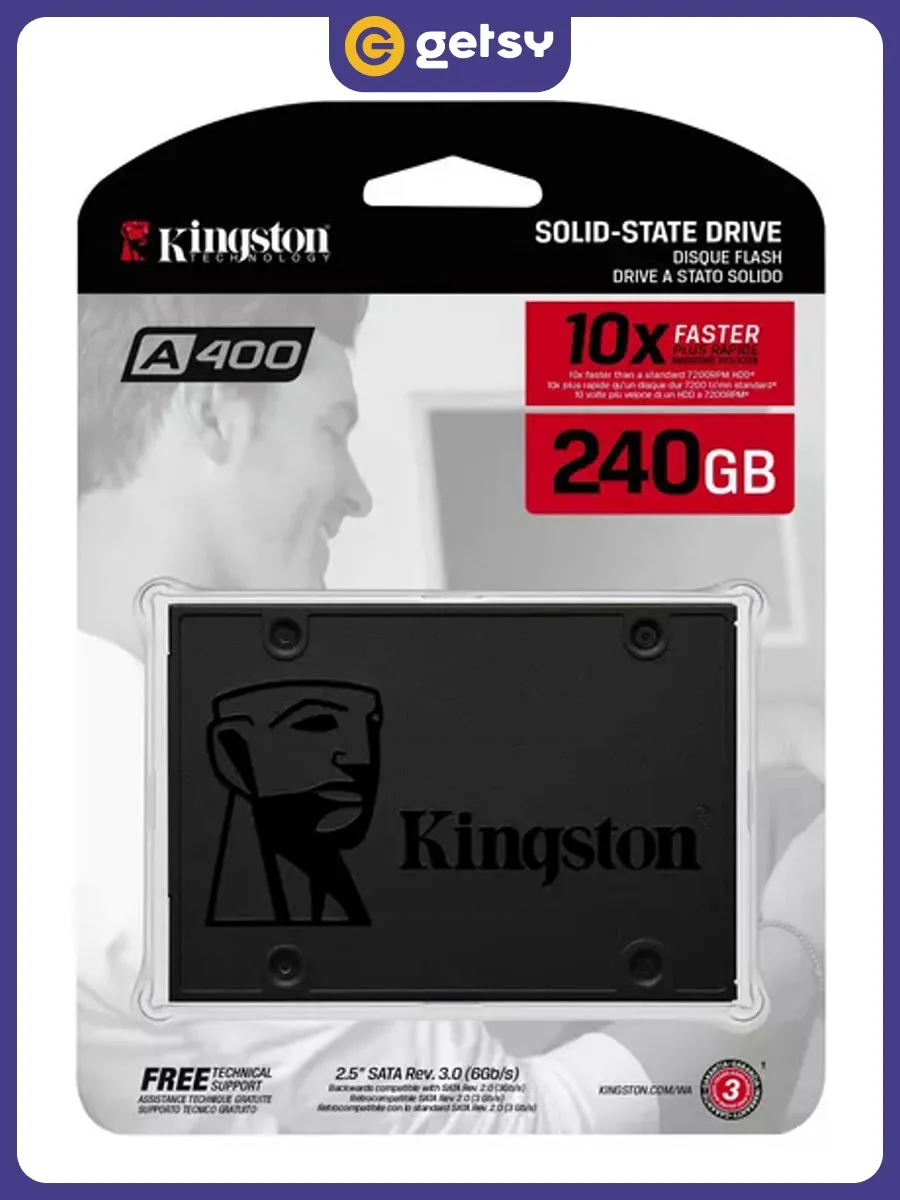 240 ГБ Внутренний SSD диск A400 (SA400S37/240G)