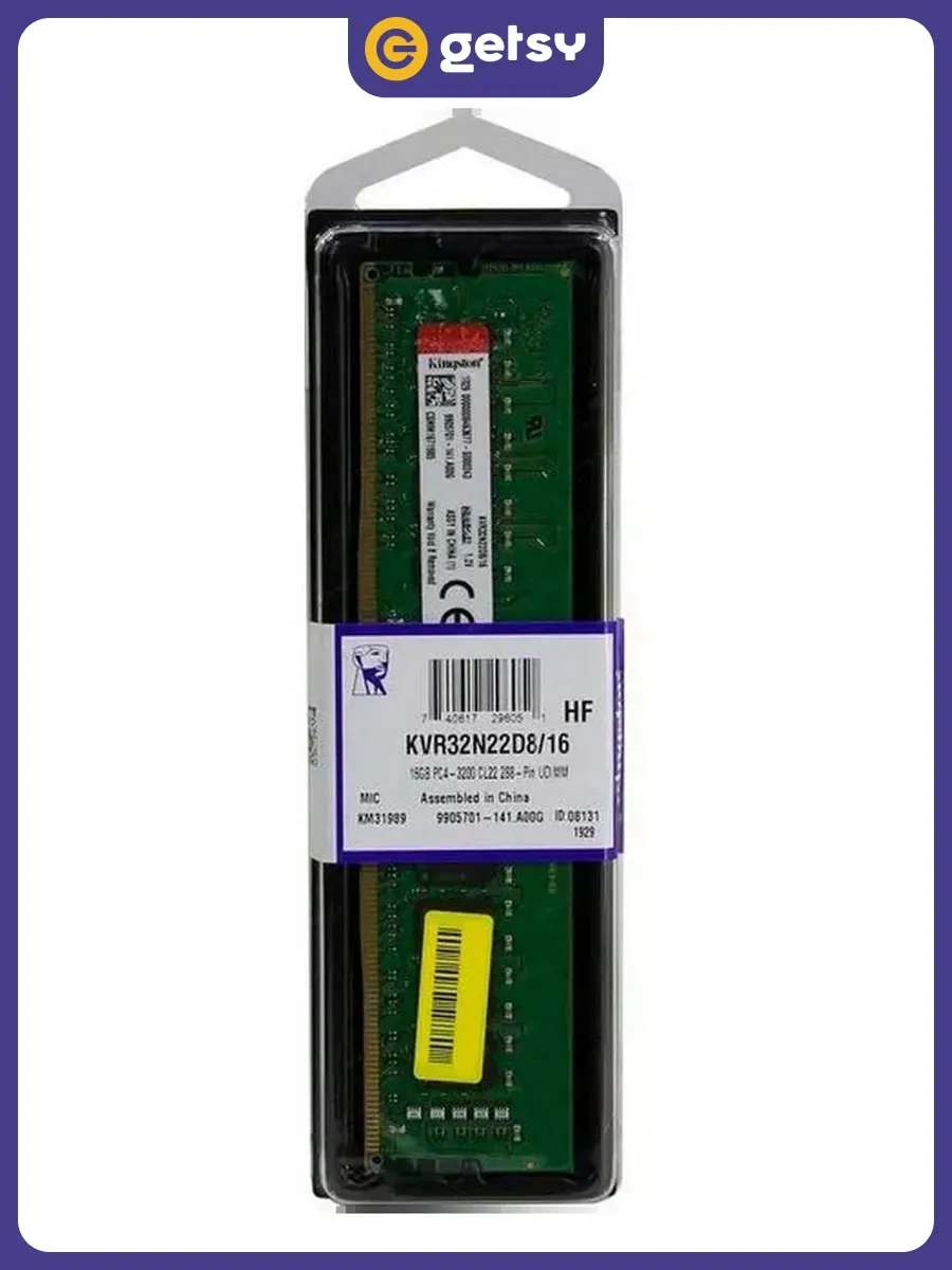 Оперативная память 16GB DDR4 3200MHz CL22 DIMM Kingston 230942781 купить за 17 956 ₽ в интернет‑магазине Wildberries