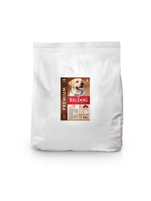 Сухой корм ЗООГУРМАН Big Dog для собак, крупные, средние, индейка, 10 кг, фото 2