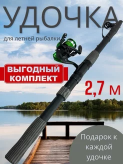 Удочка для летней рыбалки 2,7м