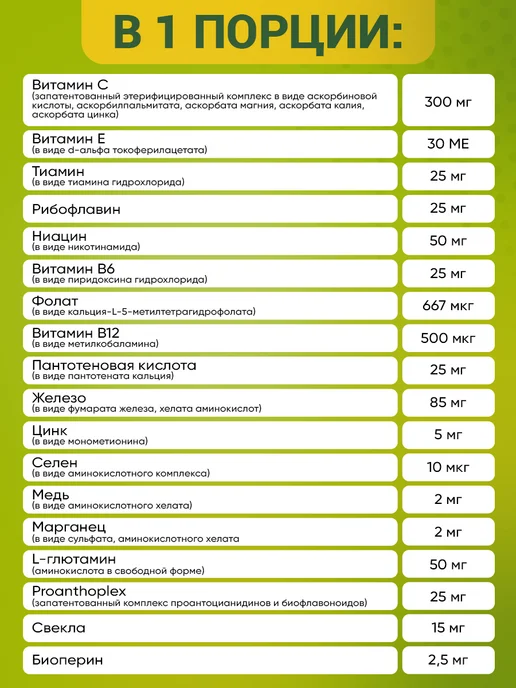 Natures Plus Hema Plex Хемаплекс железо мультивитамины 60 мини-таблеток, вариант, фото 3