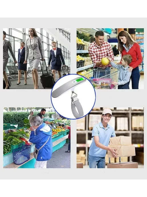 zQz Безмен до 50 кг, ручные электронные весы, 50 кг, фото 4