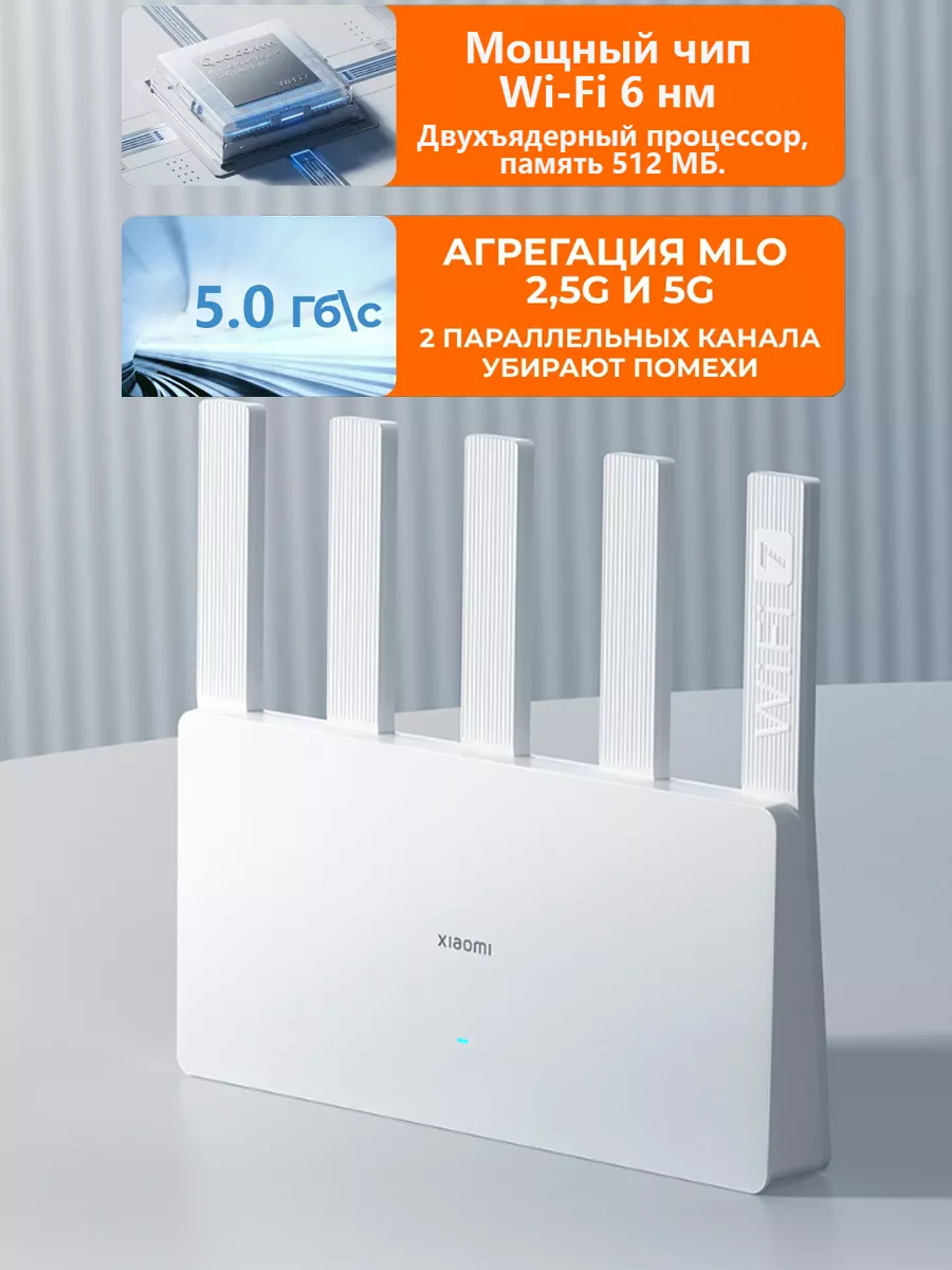 Роутер Xiaomi BE5000 231095405 купить за 5 353 ₽ в интернет-магазине  Wildberries