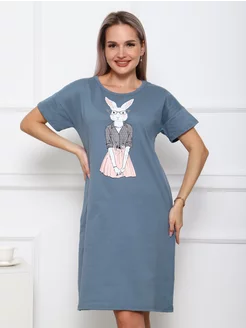 Ночная сорочка хлопок Domasha collection 231148025 купить за 690 ₽ в интернет-магазине Wildberries