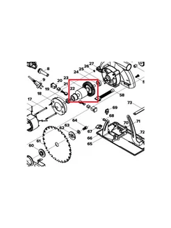 Ротор для пилы циркулярной MCS1655 (M1Y-DU11-23)