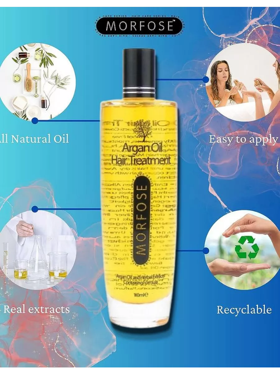 Argan Oil Hair Treatment 100 MORFOSE 1 470 Wildberries 231208904