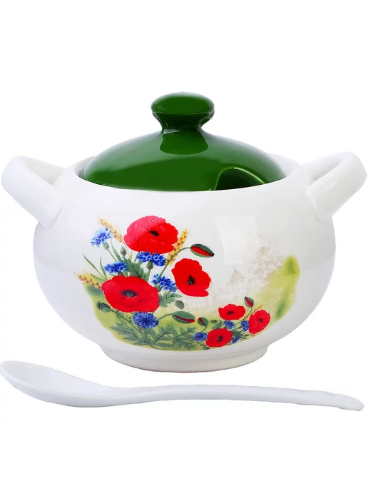 Сахарница Серия Цветущие Маки - фото 5