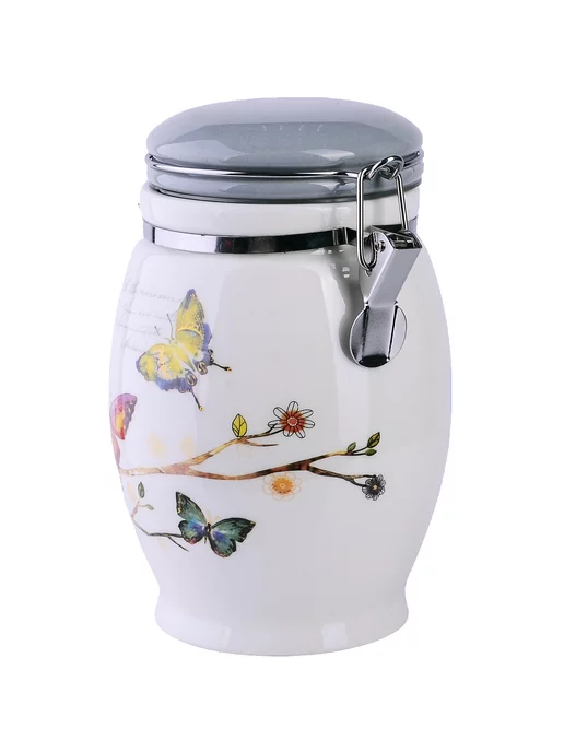Банка для сыпучих продуктов Серия Бабочки в саду - фото 6