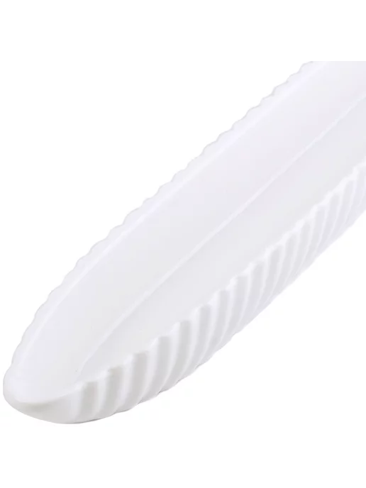 Блюдо сервировочное белое длинное оригинальное - фото 5