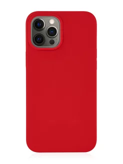 Чехол на iPhone 12 12 Pro Silicone Сase, красный