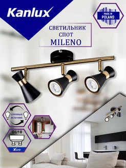 Спот MILENO EL-3I B-AG Kanlux 231293999 купить за 3 483 ₽ в интернет-магазине Wildberries