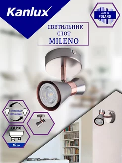 Спот MILENO EL-1O ASR-AN Kanlux 231294000 купить за 1 355 ₽ в интернет-магазине Wildberries