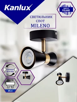 Спот MILENO EL-1O B-AG Kanlux 231294008 купить за 1 311 ₽ в интернет-магазине Wildberries