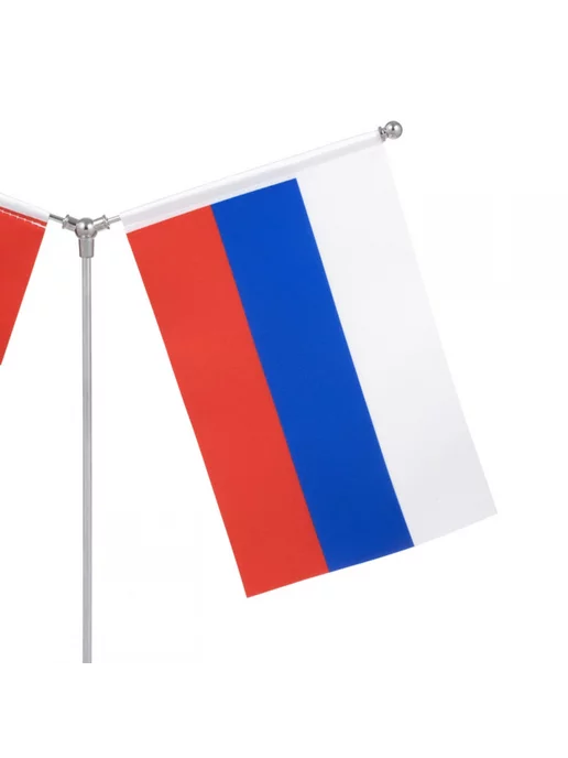 Древки и подставки для флага Настольный флагшток с горизонтальной подвеской с двумя, вариант, фото 3