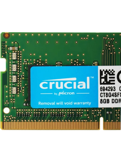 Crucial by Micron Оперативная память для ноутбука ddr4 16гб 3200mhz SODIMM, 16 ГБ, фото 3
