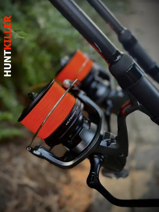 HuntKiller Плетеный шнур для рыбалки 300 м 0.18 мм плетенка 4 жильная, 300 м, фото 4