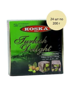 Рахат лукум Turkish Delight Double 24 шт по 200 г, 1 блок