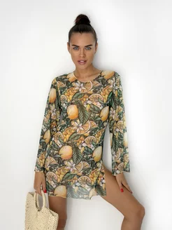 Туника пляжная короткая сетка с SPF защитой MARMELAD 231370859 купить за 3 002 ₽ в интернет-магазине Wildberries
