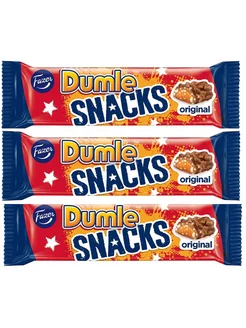 Батончик Dumle Snacks 3 шт по 40 г Fazer 231383748 купить за 335 ₽ в интернет-магазине Wildberries