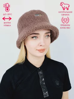 Панама из меха овчины керли meh-acessories 231415539 купить за 5 586 ₽ в интернет-магазине Wildberries