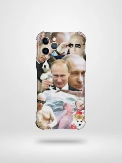 Смешной яркий чехол на iPhone 12 Pro Max с мемами путин ATW 231461883 купить за 524 ₽ в интернет-магазине Wildberries