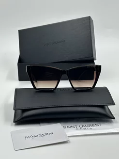 Солнцезащитные очки SAINT LAURENT 231585476 купить за 1 283 ₽ в интернет-магазине Wildberries