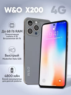 Мобильный Телефон x200 64 GB W&O W&O 231586124 купить за 5 127 ₽ в интернет-магазине Wildberries