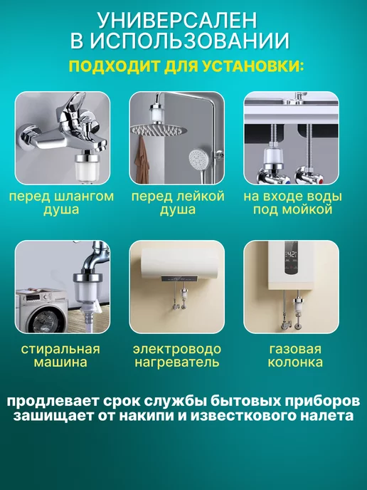 Cristalli Фильтр проточный для воды на душ, серый, фото 6