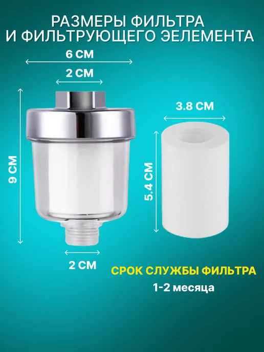 Cristalli Фильтр проточный для воды на душ, серый, фото 8