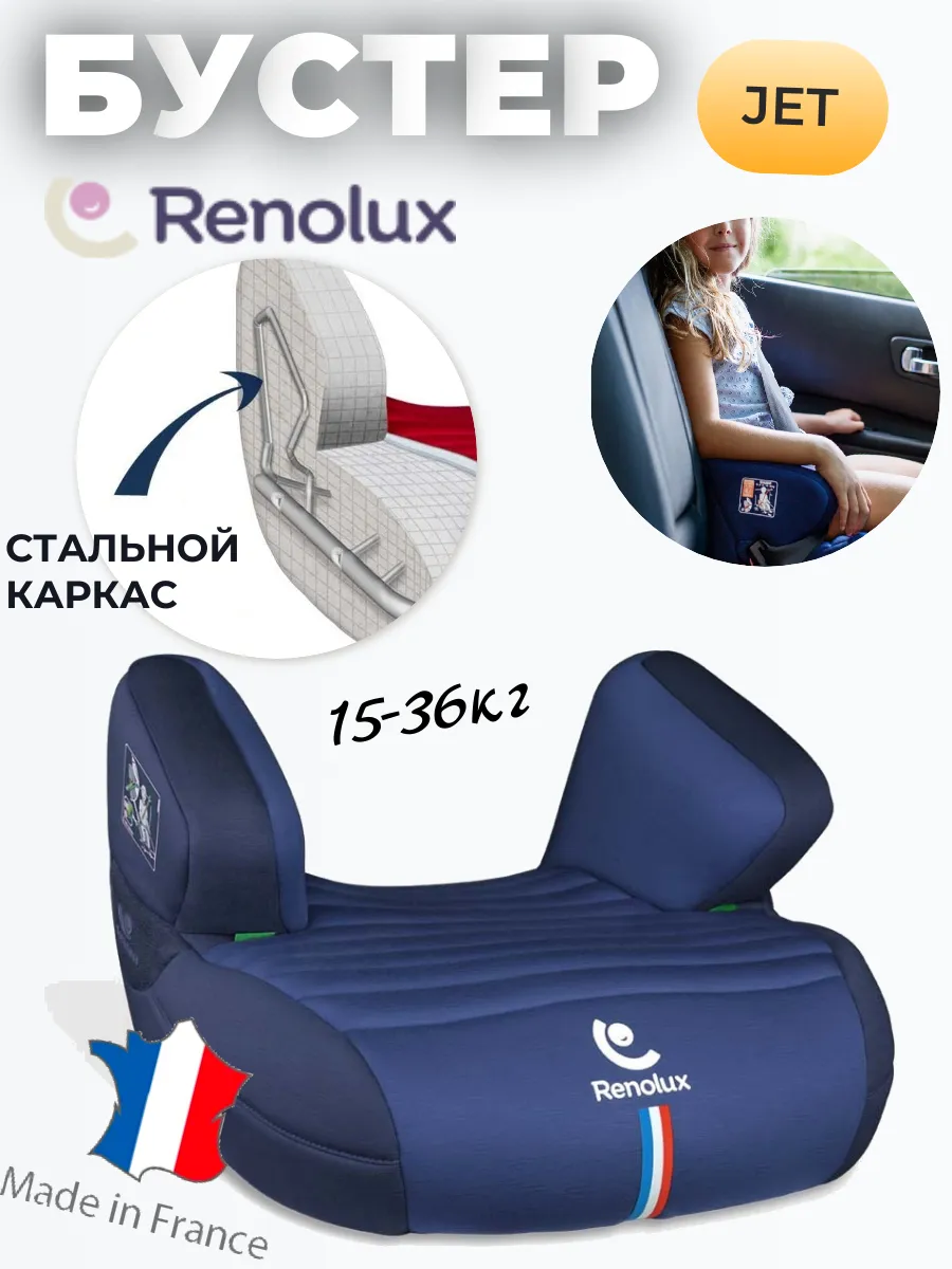 Детское автокресло бустер JET 15-36 кг