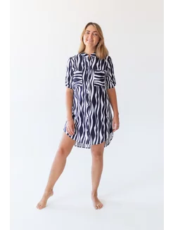 платье-рубашка домашнее для пляжа Волжанка 231801779 купить за 932 ₽ в интернет-магазине Wildberries